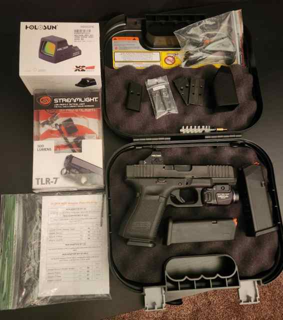 Glock 19 MOS Gen 5, Holosun 507K, Streamlight TLR7