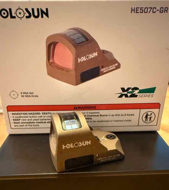 Holosun 507C-GR Burnt Bronze
