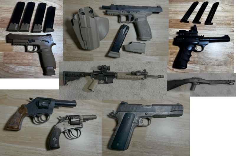 Small Gun Collection (AR, Pistols, Carbine)