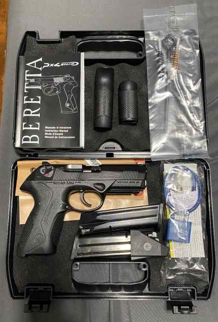 LIKE NEW BERETTA PX4F STORM 9MM 2MAGS 17RDS 