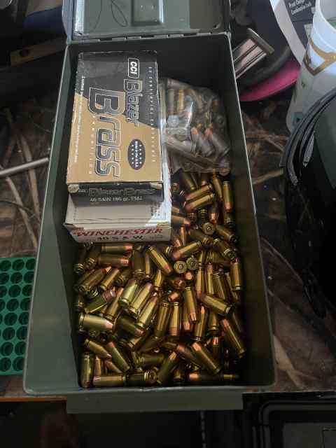 40, 357sig, Large ammo lot/parts clean out 