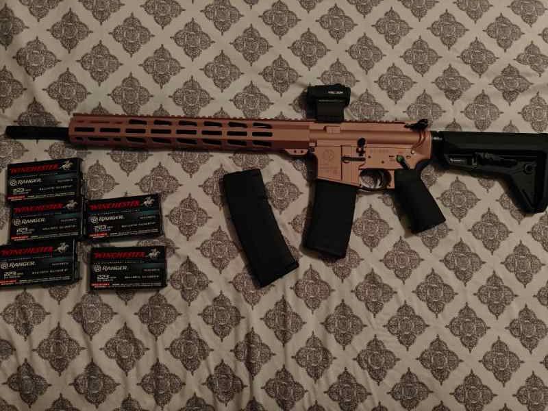 RUGER AR556 MPR TALO EDITION ROSE GOLD