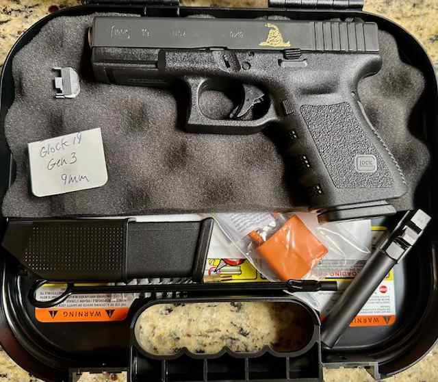 GLOCK 19 GEN3 DONT TREAD ON ME, CMC BARREL