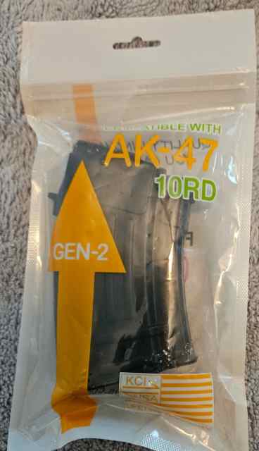 KCI AK-47 Magazine 7.62X39 10 Rounds NEW X10