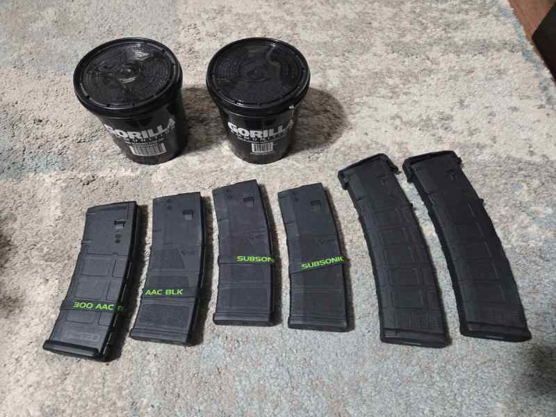300 Blackout Ammo with Mags For Sale 