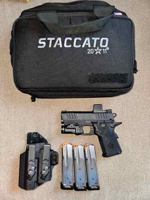 Staccato Cs with Holosun eps carry and Streamlight