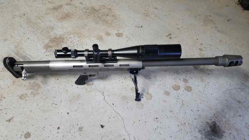 LAR Grizzly 50 Bmg / Nightforce scope and extras 