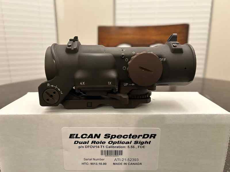 Elcan Spectre DR 1-4 5.56 FDE