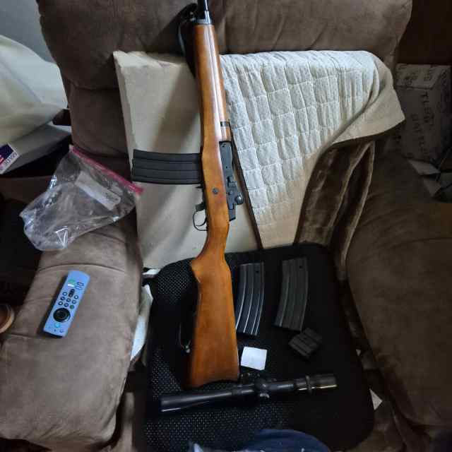 Ruger mini 14 with scope