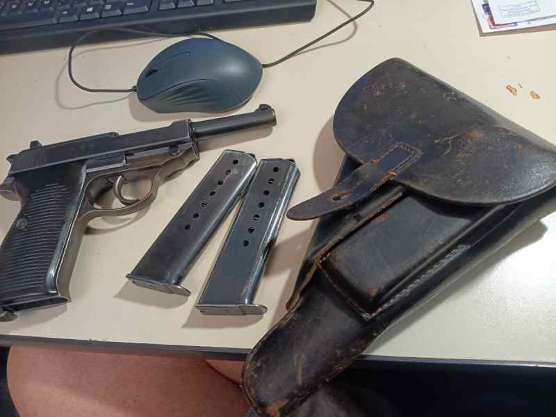 My 2nd ww2 german p38 with org holster and extra w