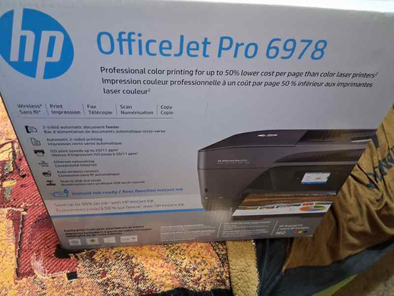 WirelessHP Office Jet Pro 6978 Printer 140.00 