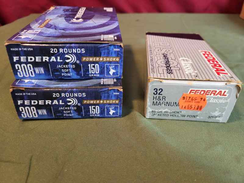 Federal 32 H&amp;R Magnum 85 GR JHP