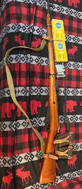 Soviet mosin with ammo