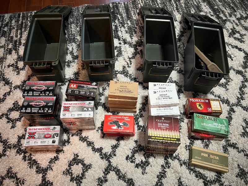 Ammo Lot – 5.56 / 223 / .380 ACP / 12GA