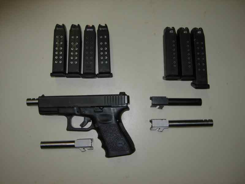 Glock 23, 40S&amp;W and 9mm