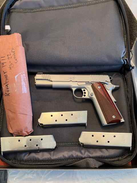 Kimber 1911 45acp &amp; Kimber 22lr complete upper/mag