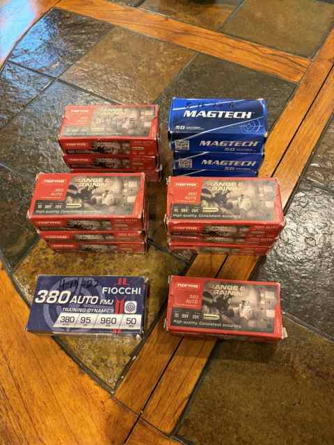 700 Rounds of 380 FMJ -- $200 (28.5¢ ea.)