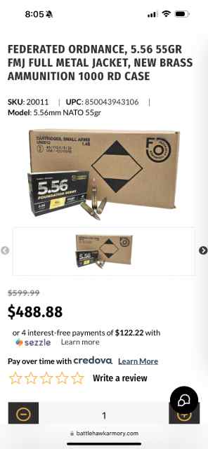 Bulk ammo 223-5.56/9mm