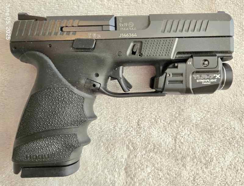CZ P-10C  9MM with TLR-7X Streamlight &amp; Hogue Grip