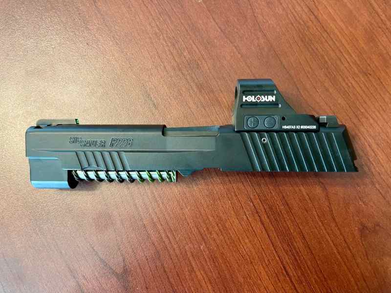 Sig P226 TacOps complete slide w/ red dot- 40 S&amp;W