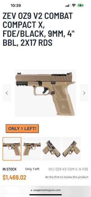 Sig Sauer MPX.. NIB.. 9MM.. Copperhead..