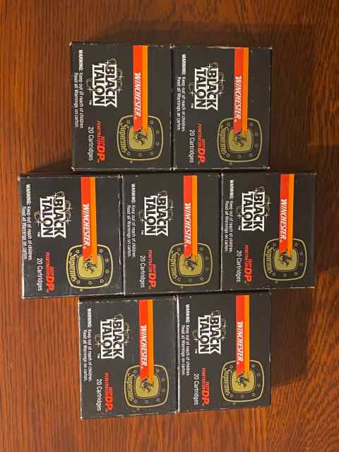 FS: 7x Boxes of Winchester Black Talon 147gr 9mm