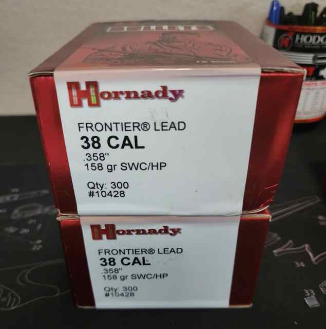 Reloading - 600 bullets, 38 Cal 158gr SWC/HP 