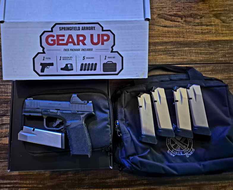 Hellcat pro gear up package with green dot unfired