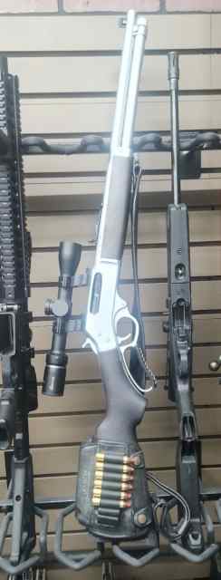 two bolts and one lever