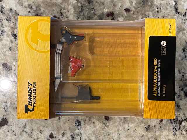 Timney Alpha Glock Gen 3-4 Trigger Red