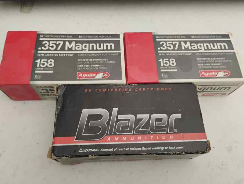 150 Rounds .357 Magnum Ammo