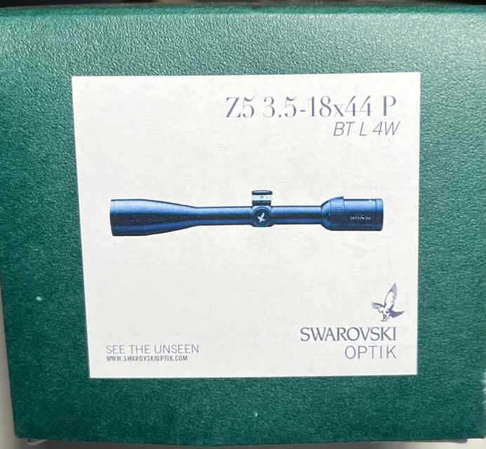Swarovski Optik Z5 3.5 - 18x44P Balistic Turret 4W